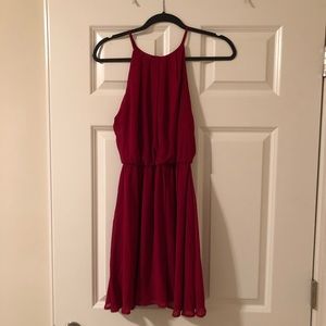 Red Sleeveless Dress